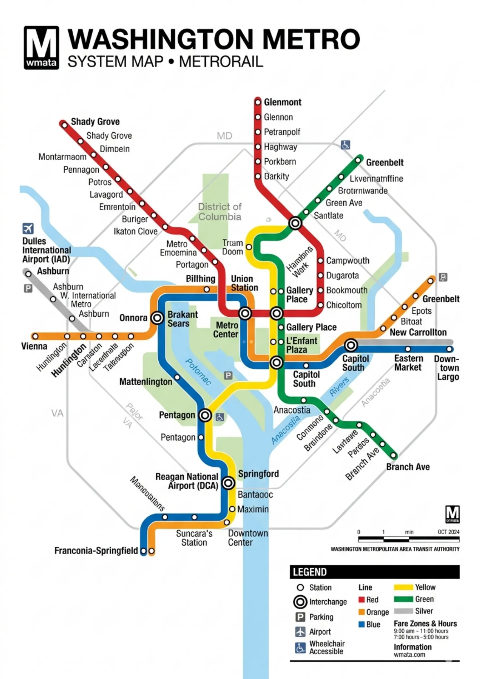 DC Metro Map