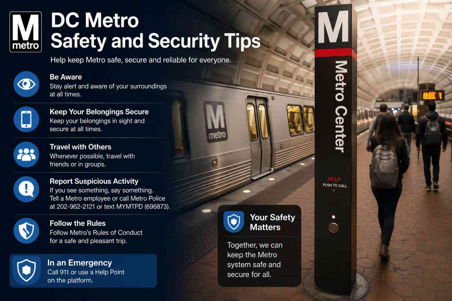 DC Metro Safety and Security Tips